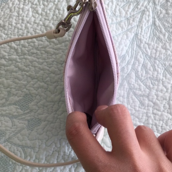 Coach wristlet in lavender and white - Picture 2 of 3